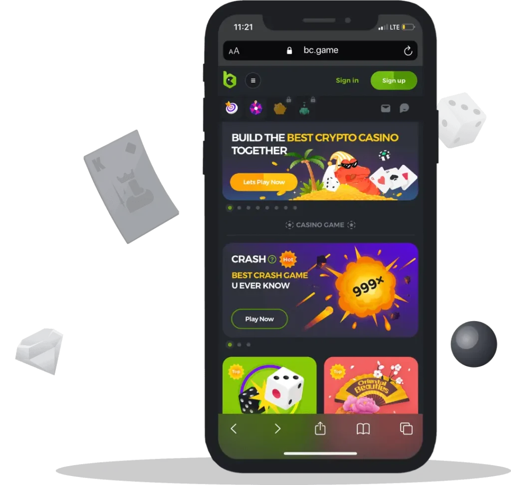 BC Game casino móviles