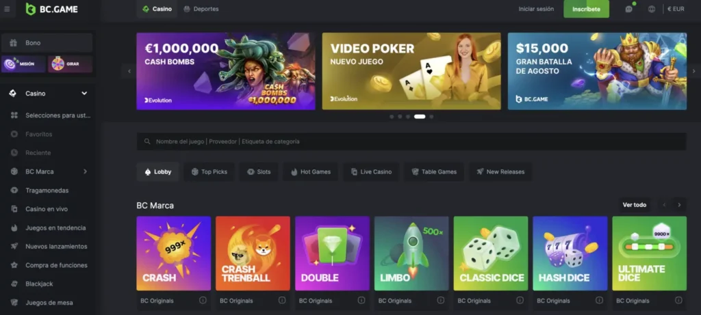 BC Game casino